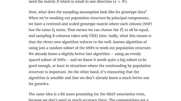 Finding principal components without even looking?