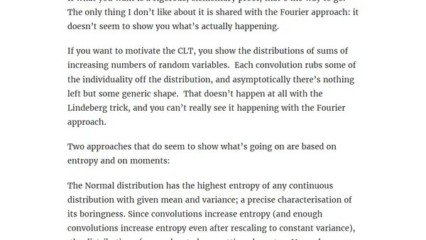 How do we prove the Central Limit Theorem?