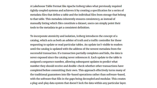 ACID Guarantees and Apache Iceberg - Turning Any Storage into a Data Warehouse