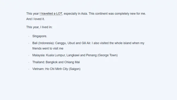 2019 - A Year In Review