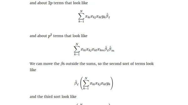 Computing the (simplest) sandwich estimator incrementally