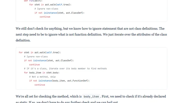Hacking Python AST: checking methods declaration