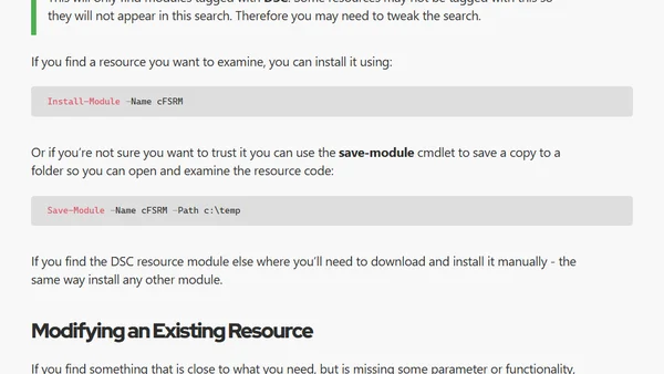 Creating Professional DSC Resources -Part 1