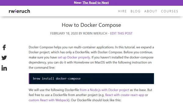 How to Docker Compose