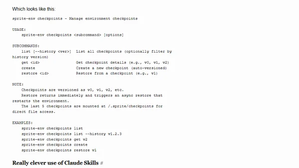 Fly's new Sprites.dev addresses both developer sandboxes and API sandboxes at the same time