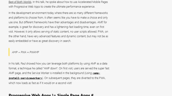 Highlights from Chrome Dev Summit 2016