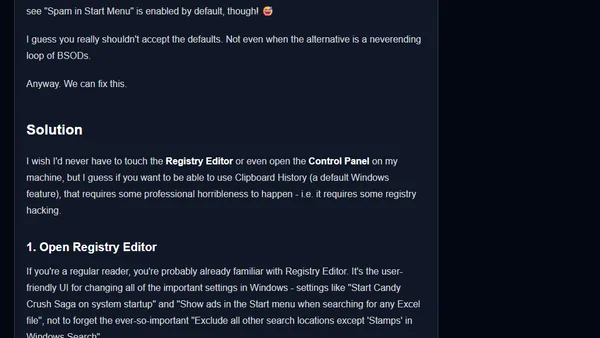 Clipboard History disabled - "This setting is managed by your organization?" | Easy fix!