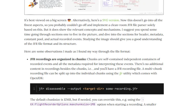 The JDK Flight Recorder File Format