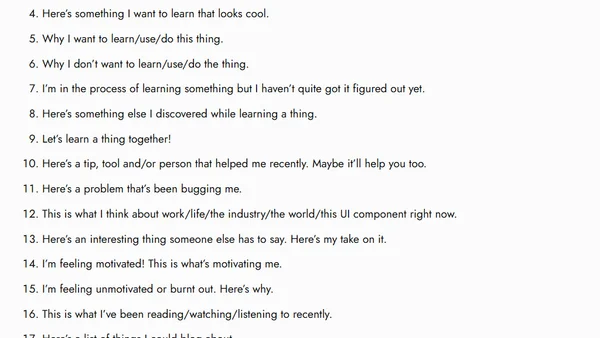 What to Blog About When You Don’t Know What to Blog About