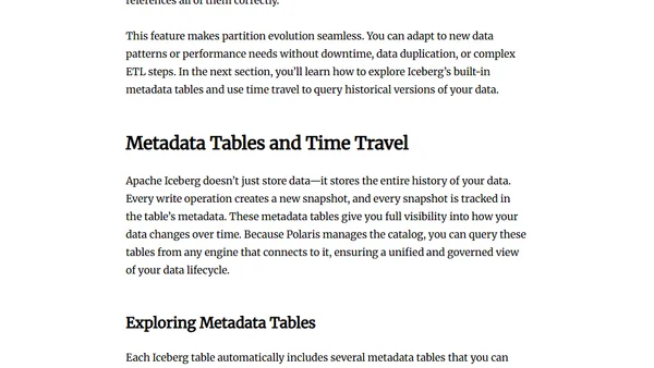 Intro to Apache Iceberg with Apache Polaris and Apache Spark