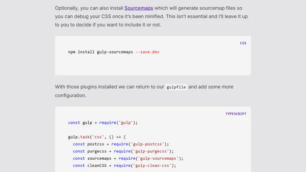 Integrating Tailwind CSS with Blazor using Gulp - Part 2