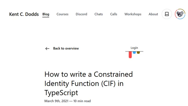 How to write a Constrained Identity Function (CIF) in TypeScript