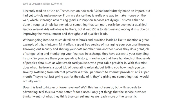 Is web 2.0 more utopian?