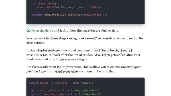 Lifecycle methods, hooks, suspense: which's best for fetching in React?