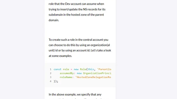 Multi-account DNS with AWS CDK