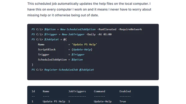 PowerShell Orchestration with Scheduled Jobs - The Start of a Series