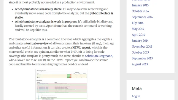 Introducing Tombstones for PHP