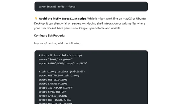 Getting McFly Working on Ubuntu Server