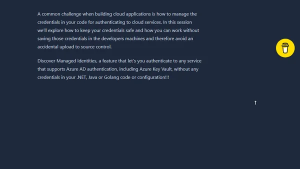 Global Azure Virtual - Shhhhh: Secrets Should Stay Secret