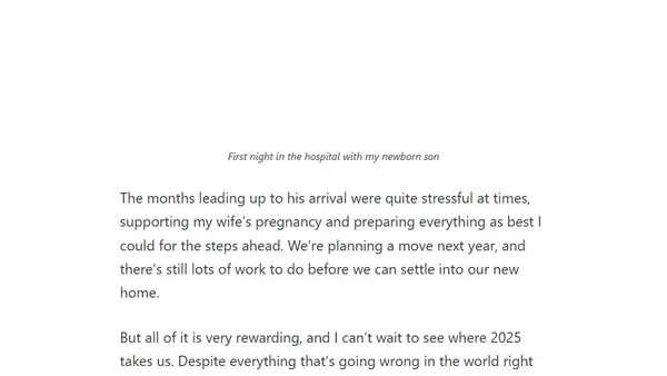 A year in review: 2024