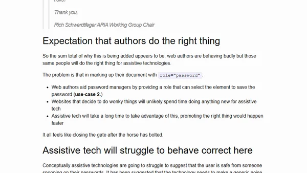 role="password" is not wise