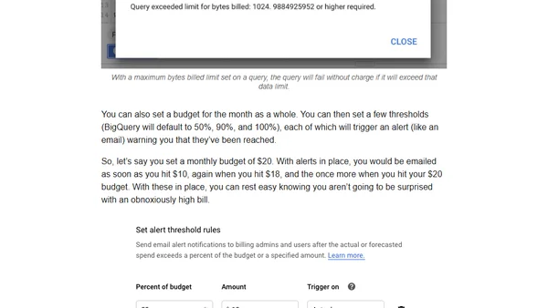 Using BigQuery Without Breaking the Bank