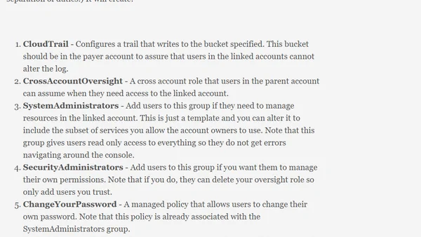 Linked Account Template