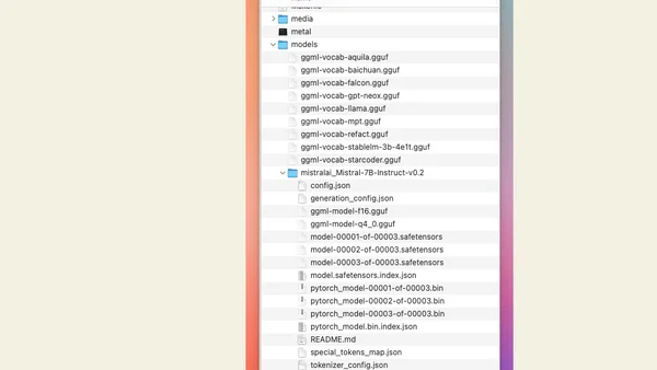 Running Mistral 7B Instruct on a Macbook