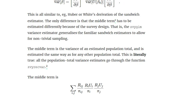 Does svyglm use robust standard errors?