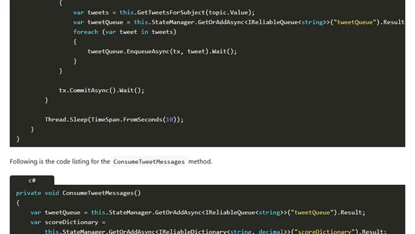 Hands-on with Azure Service Fabric Reliable Services