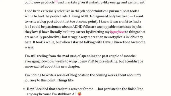 Making the Web more Awesome — for everyone