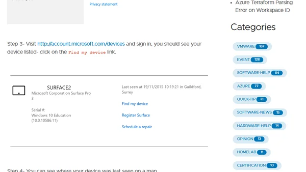 Find Your Windows 10 Laptop