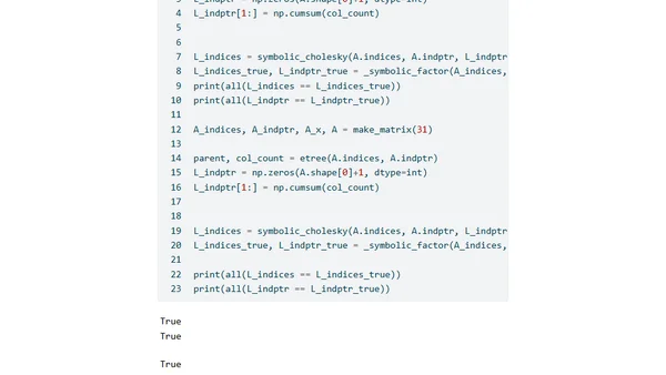 Sparse matrices part 7a: Another shot at JAX-ing the Cholesky decomposition