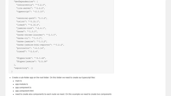 Angular4 Routing on VS 2017