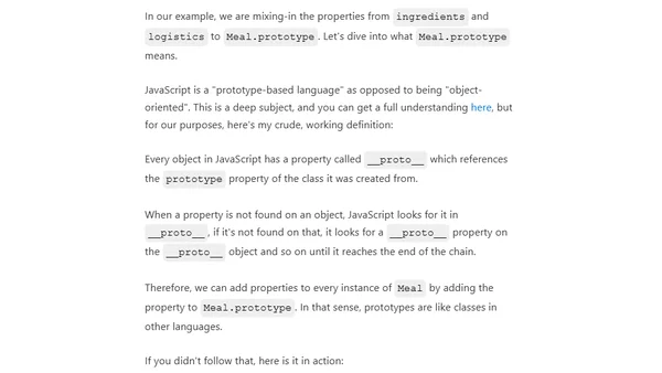 Equivalent of PHP Class Traits in JavaScript