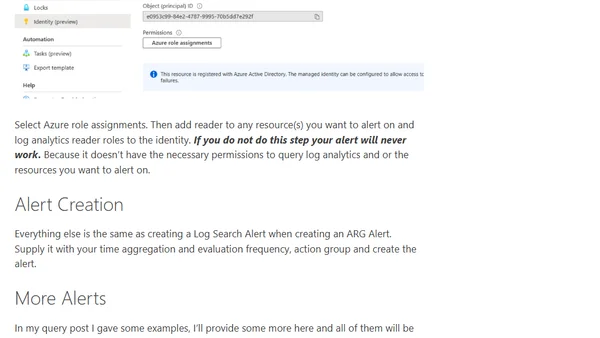 Azure Monitor Alerts from Azure Resource Graph