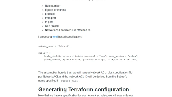 Generate yourself some Terraform code from TOML