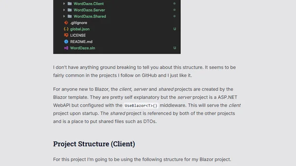 Building a blogging app with Blazor: Getting Setup