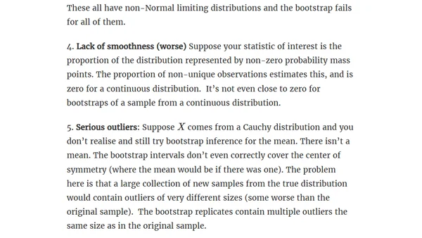 When the bootstrap doesn’t work