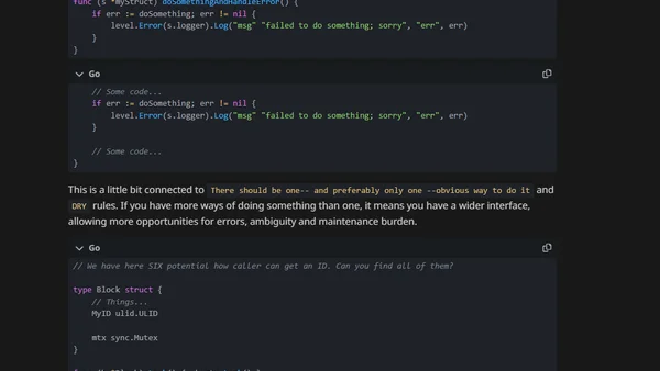 How Thanos Would Program in Go
