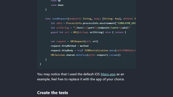 Allow XCTest to simulate location