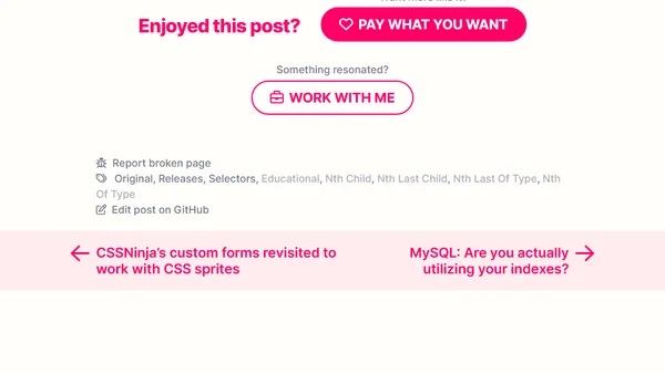 CSS3 structural pseudo-class selector tester