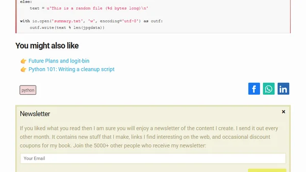 The open function explained