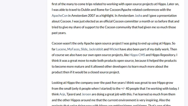 5 years at Hippo and 5 years of open source