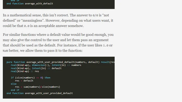 Fortran - Errors and error handling - Part 1 - Exploration