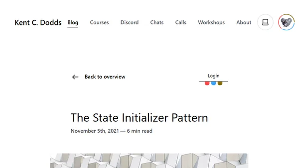 The State Initializer Pattern