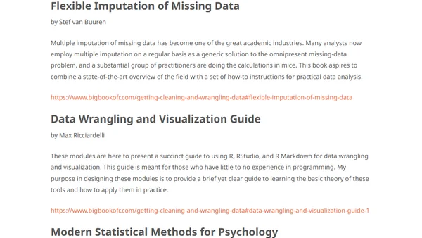 6 New books added to Big Book of R