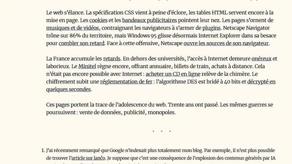 Fragments d'un web adolescent