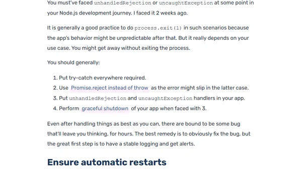 Building a more Reliable Express.js Application in 5 steps