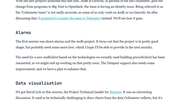 OpenStack Summit Mitaka from a Telemetry point of view